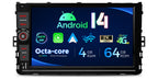 XTRONS 9" Android Head Unit Wireless CarPlay 4G LTE for Volkswagen