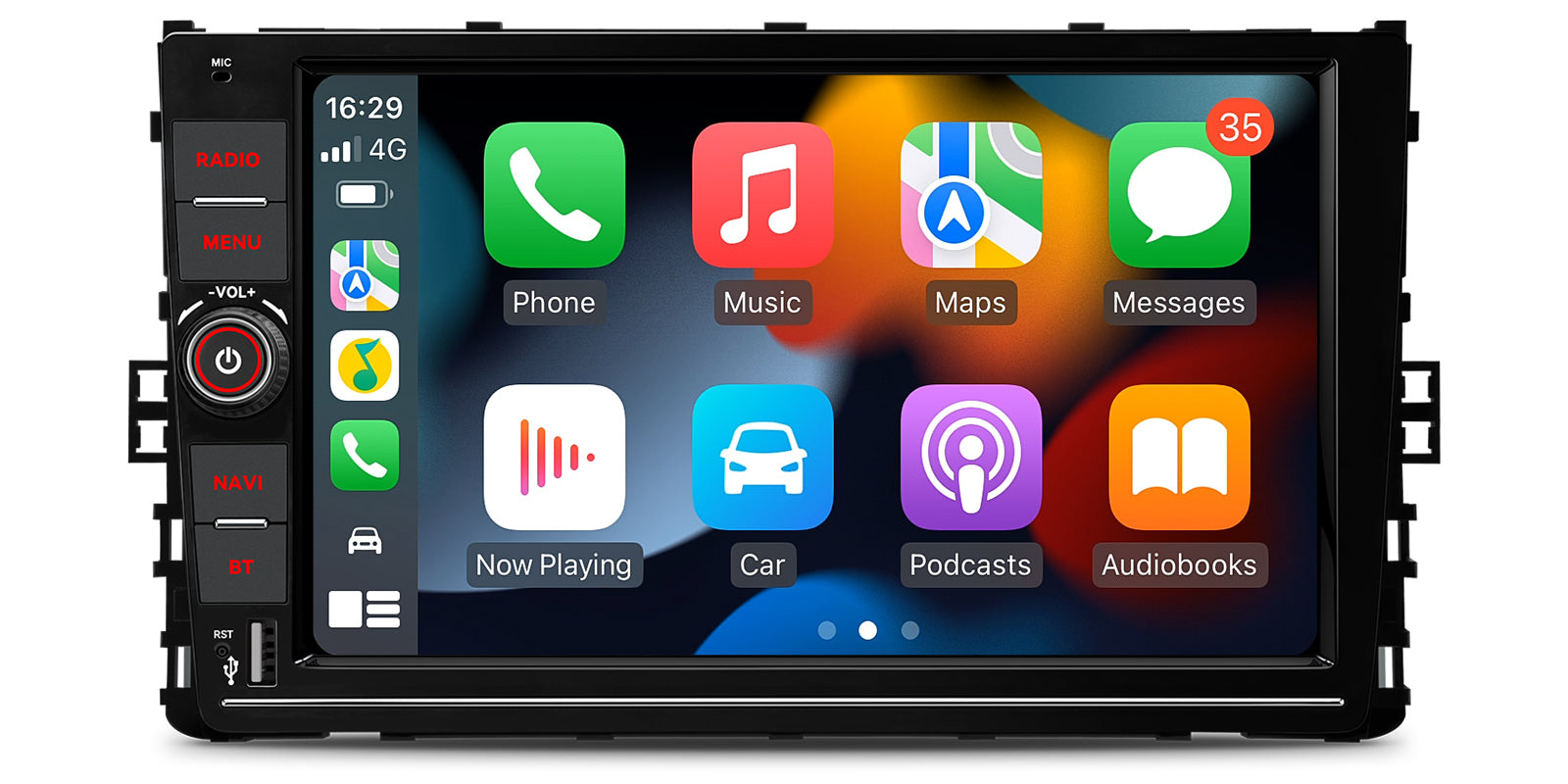 XTRONS 9" Android Head Unit Wireless CarPlay 4G LTE for Volkswagen