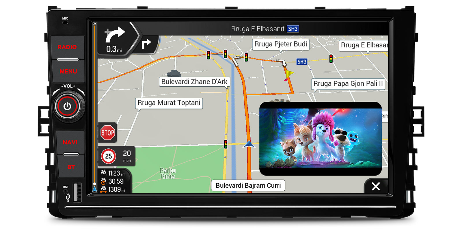 XTRONS 9" Android Head Unit Wireless CarPlay 4G LTE for Volkswagen