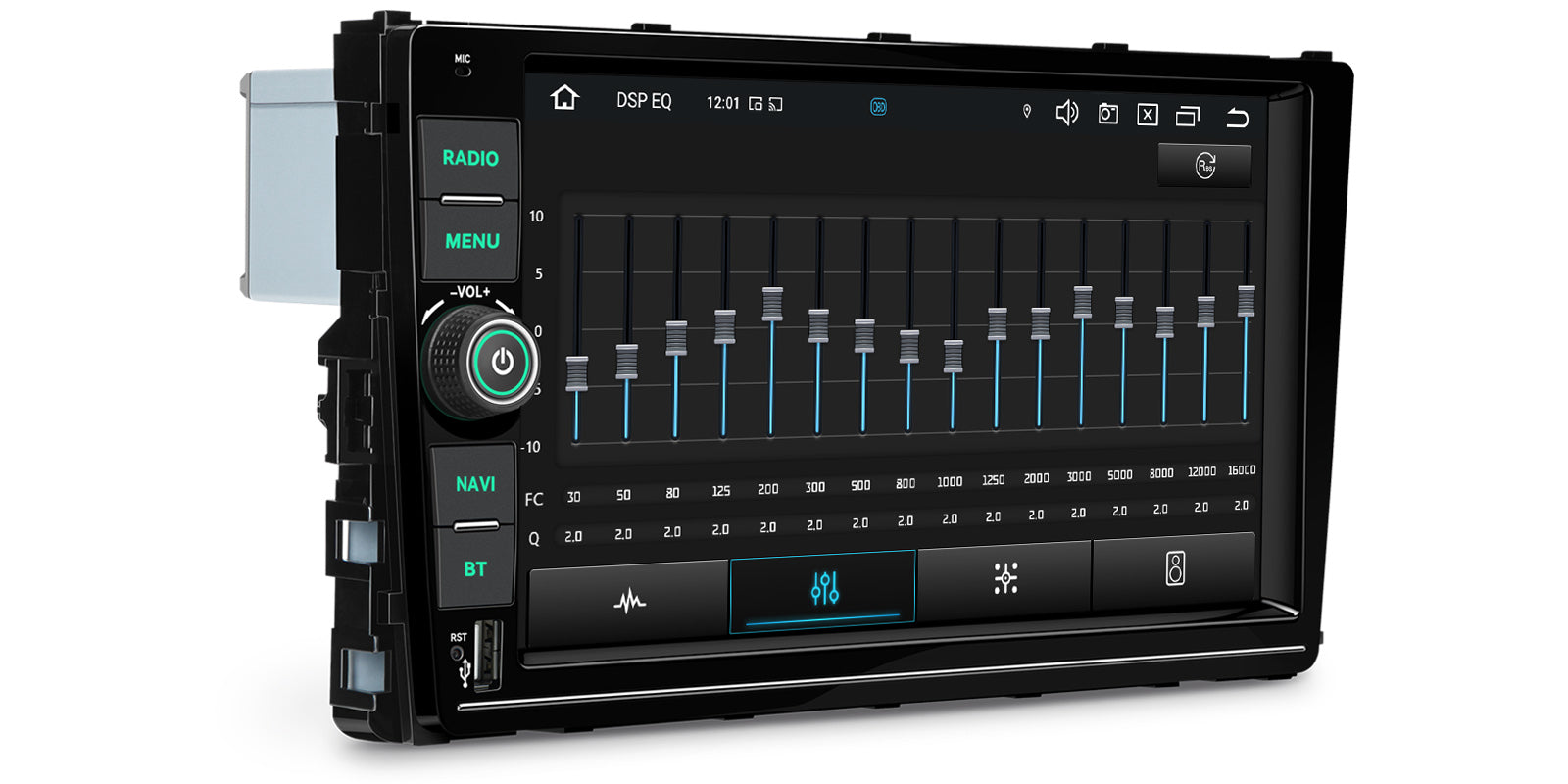 XTRONS 9" Android Head Unit Wireless CarPlay 4G LTE for Volkswagen