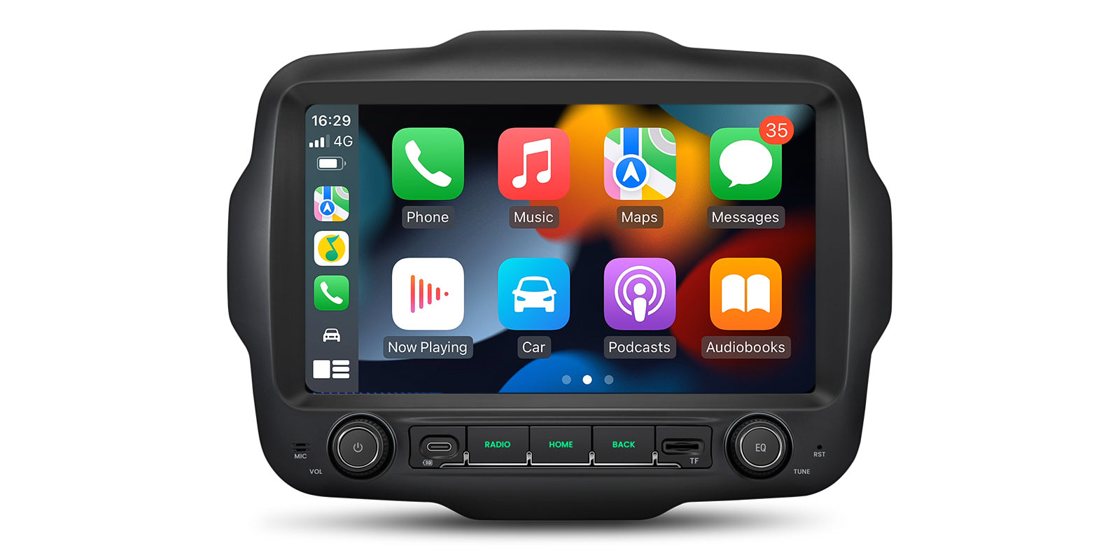 XTRONS PXH94RGJLGS 9in Android 14 Head Unit for Jeep Renegade 4GB 64GB