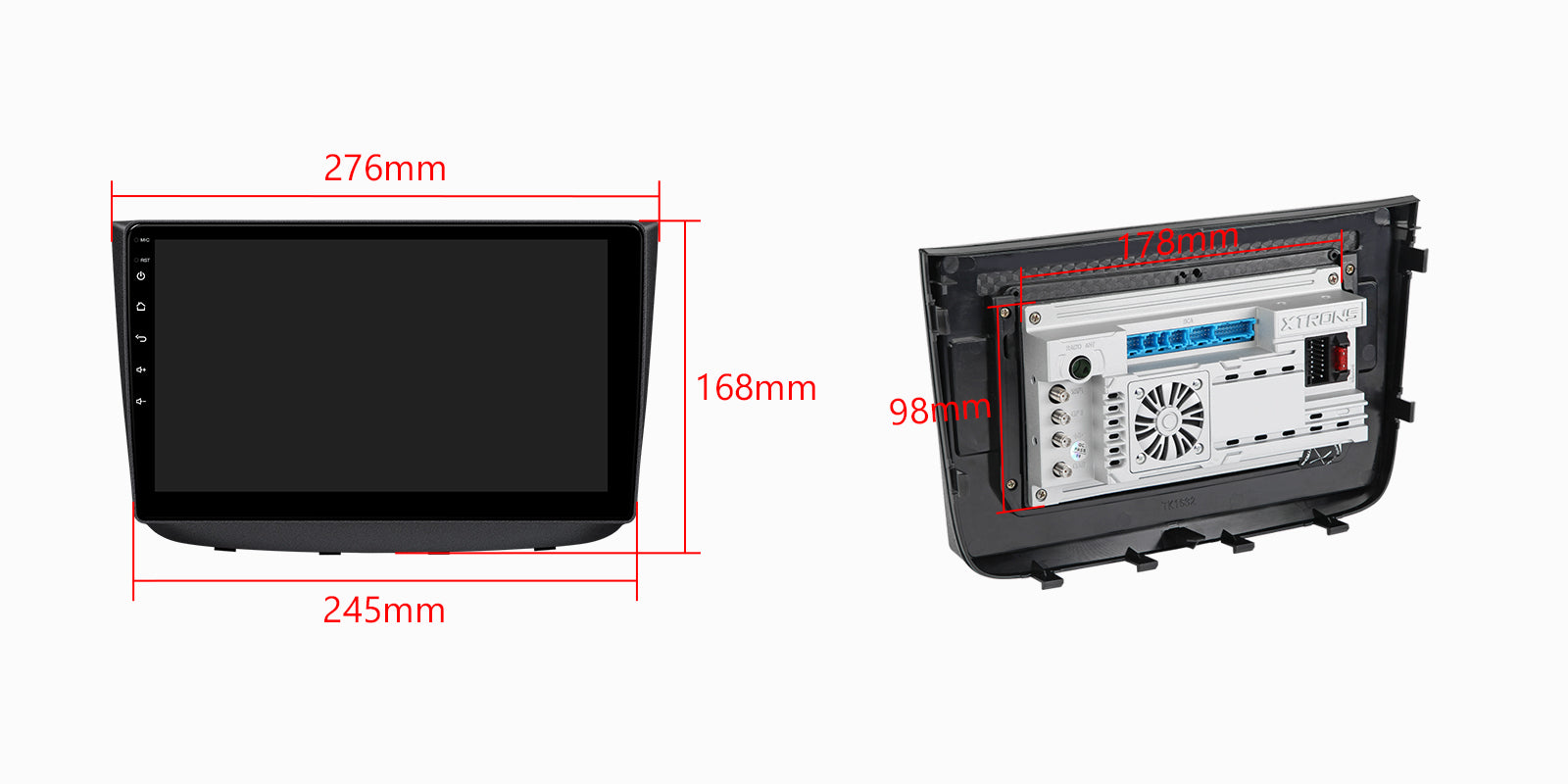 XTRONS Mercedes Viano Vito W639 10.1" Android Head Unit 4G