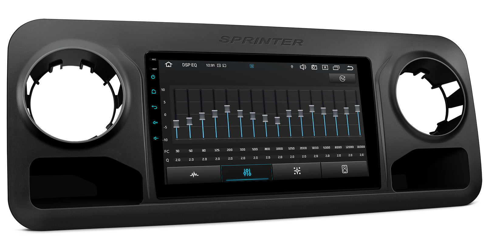 XTRONS PXP14MSPGDAB 10.1" Android Head Unit Mercedes Sprinter 4G LTE