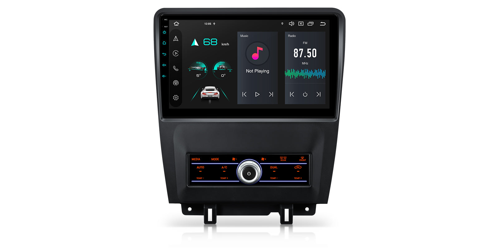 XTRONS Ford Mustang 10.1" Android 14 Head Unit Car Stereo 4GB 64GB
