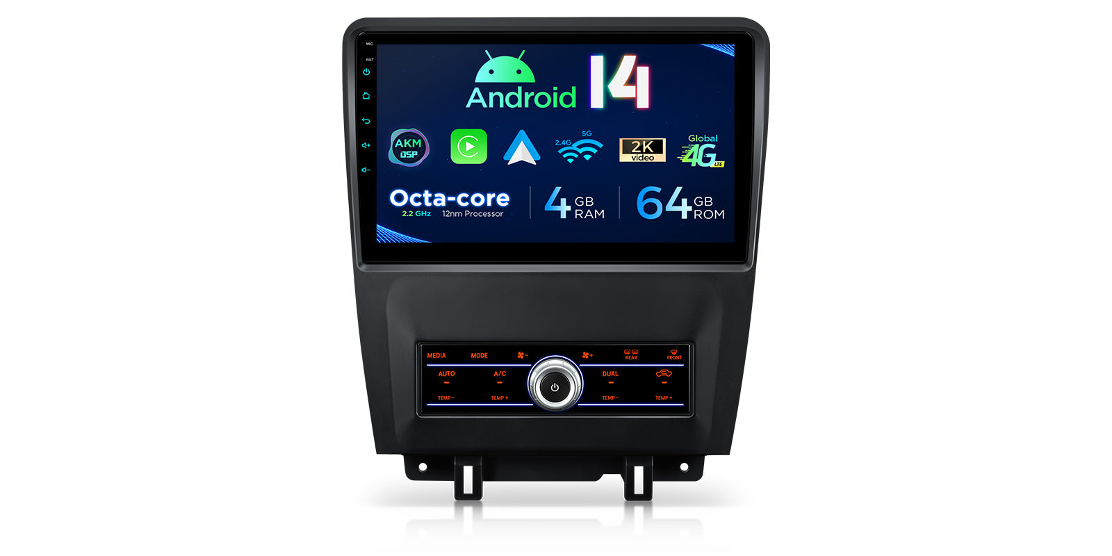 XTRONS Ford Mustang 10.1" Android 14 Head Unit Car Stereo 4GB 64GB