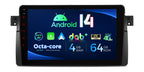 XTRONS PXP9446BGDAB 9 Inch Android 14 Head Unit 4G LTE for BMW/Rover/MG