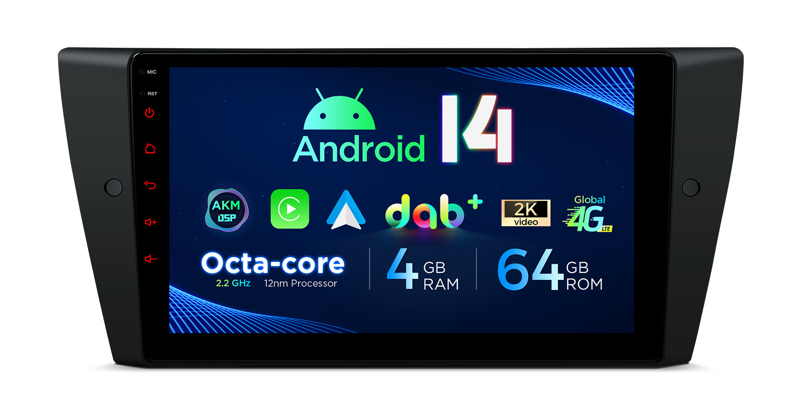 XTRONS BMW Various Android 14 9" Octa Core 4GB 64GB 4G LTE Head Unit PXP9490BGDAB