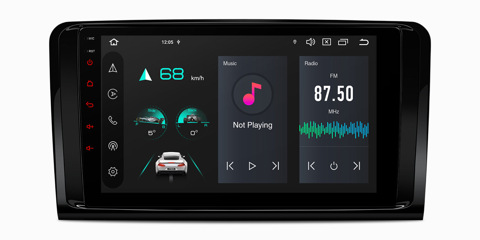 XTRONS Android 14 9in Head Unit Wireless CarPlay for Mercedes-Benz