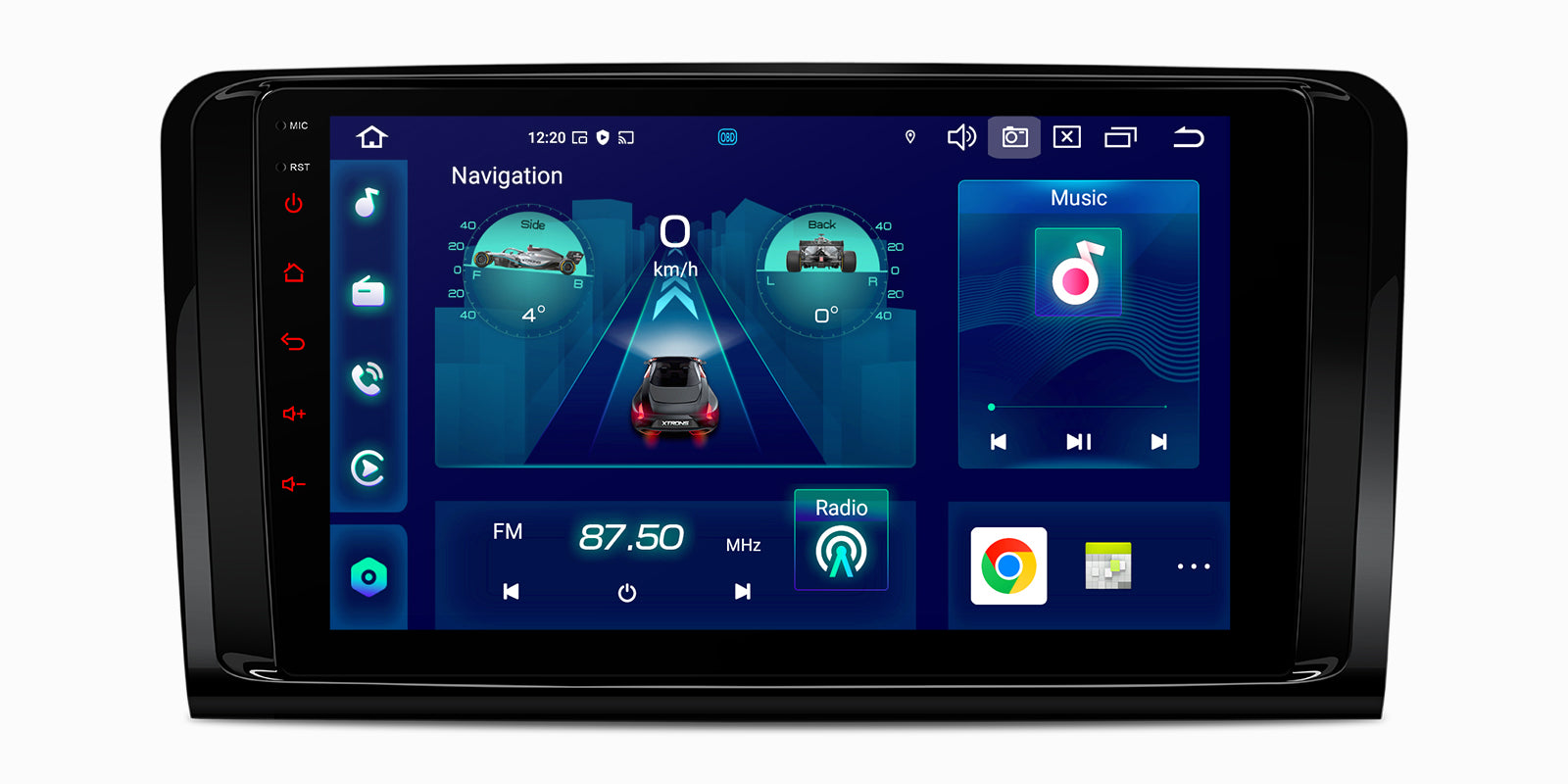 XTRONS Android 14 9in Head Unit Wireless CarPlay for Mercedes-Benz