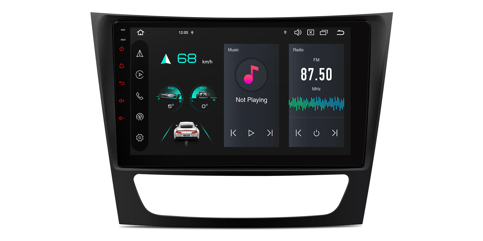 XTRONS Mercedes-Benz 9" Android Head Unit Car Stereo 4G LTE