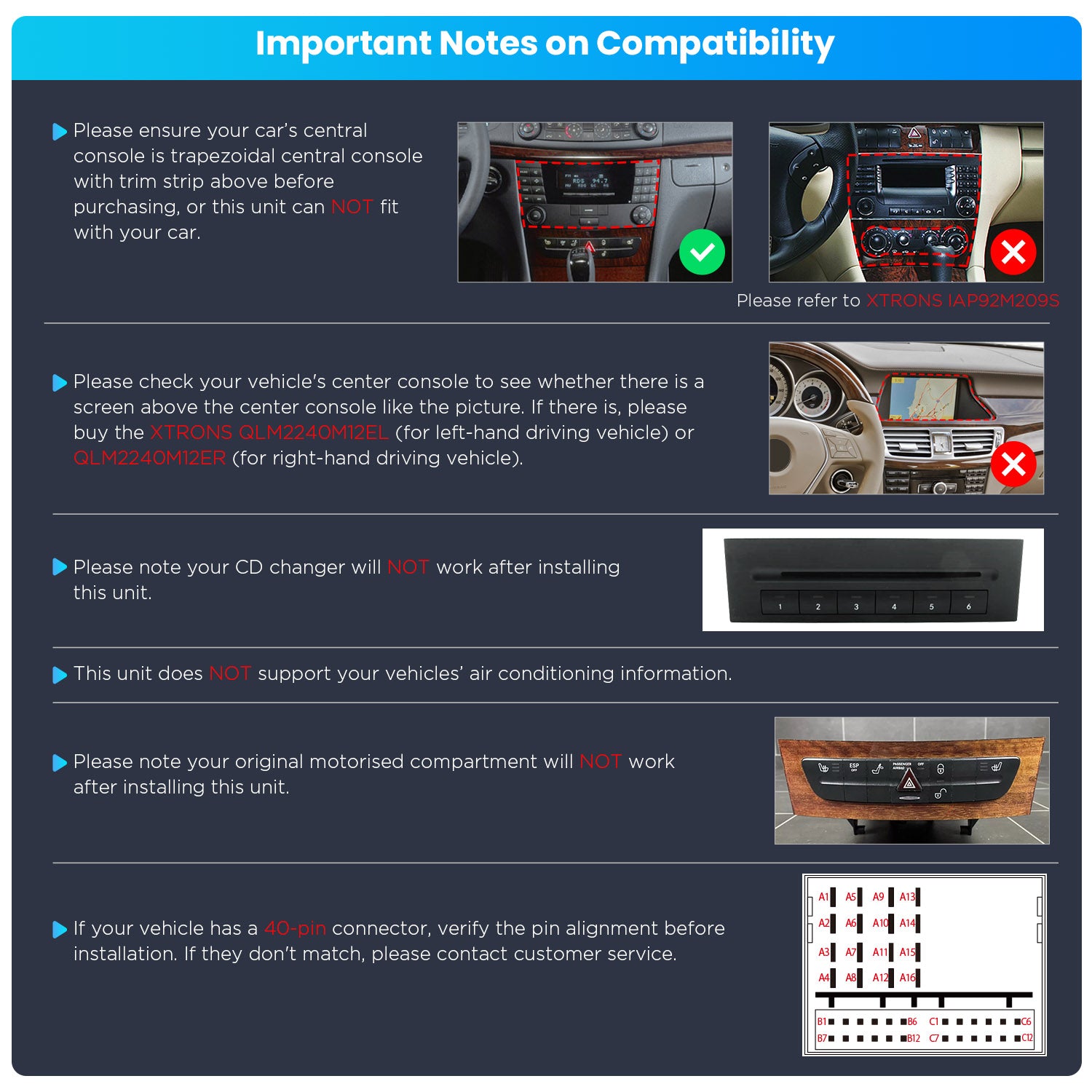 XTRONS Mercedes-Benz 9" Android Head Unit Car Stereo 4G LTE