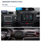 XTRONS PXP94RGJGDAB Jeep Renegade 4G LTE Android 14 Head Unit 9in