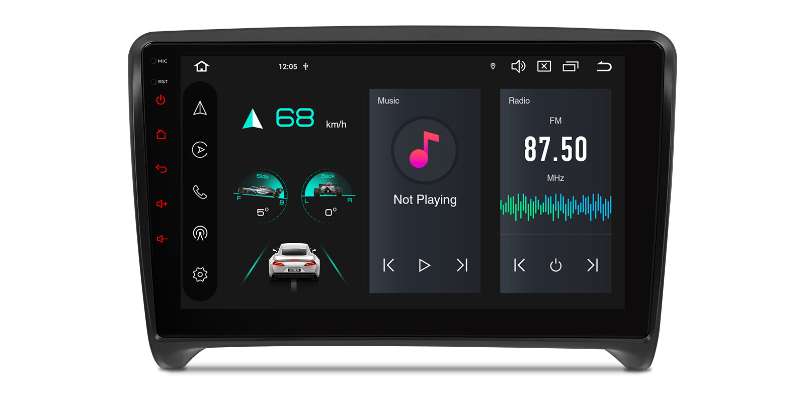 XTRONS Audi TT 9" Android Head Unit 4G CarPlay PXP94TTAGDAB