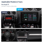 XTRONS Audi TT 9" Android Head Unit 4G CarPlay PXP94TTAGDAB