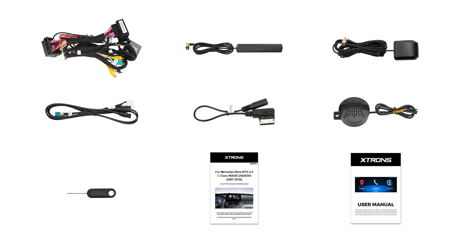 XTRONS Wireless CarPlay Android 13 Head Unit 10.25in for Mercedes C-Class