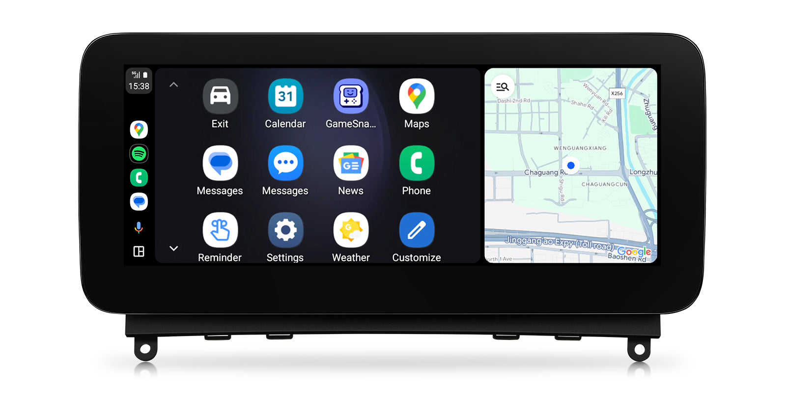 XTRONS Wireless CarPlay Android 13 Head Unit 10.25in for Mercedes C-Class