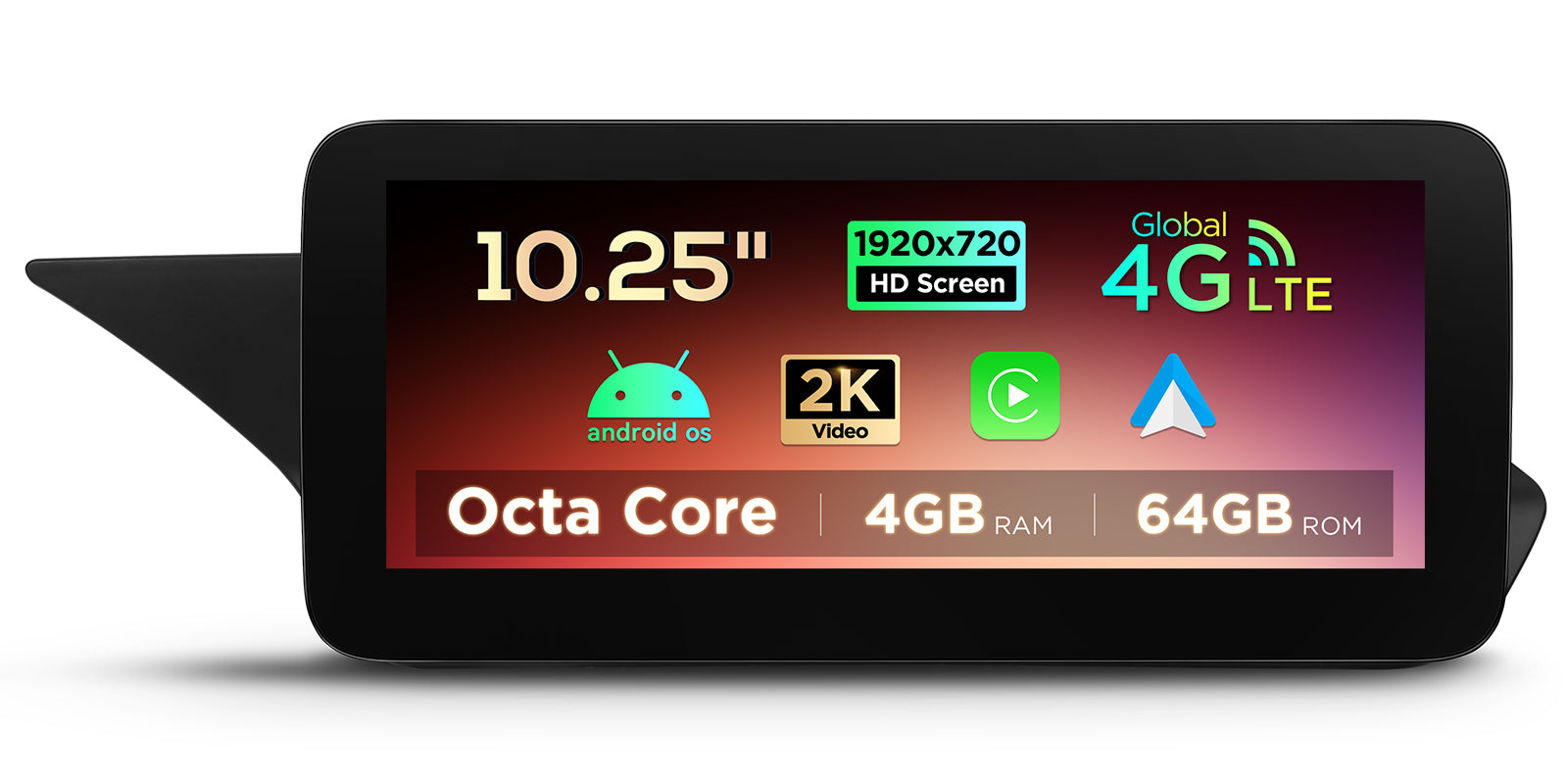 XTRONS QAMS1440M12ER Mercedes-Benz E-Class 10.25" Wireless CarPlay Android Head Unit 4GB 64GB