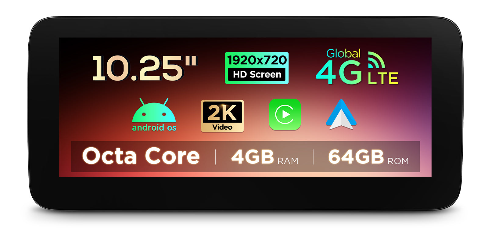 XTRONS QAMS1445 Mercedes-Benz Android Head Unit 10.25in Wireless CarPlay