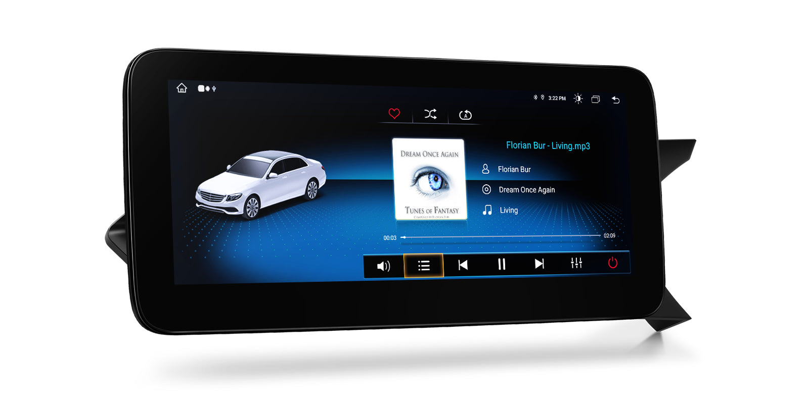 XTRONS QA Android Head Unit Wireless CarPlay Mercedes C-Class 10.25in 4GB 64GB