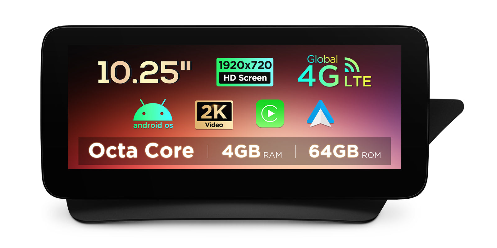XTRONS QAMS1445M12ECR 10.25in Wireless CarPlay Android Head Unit for Mercedes E-Class