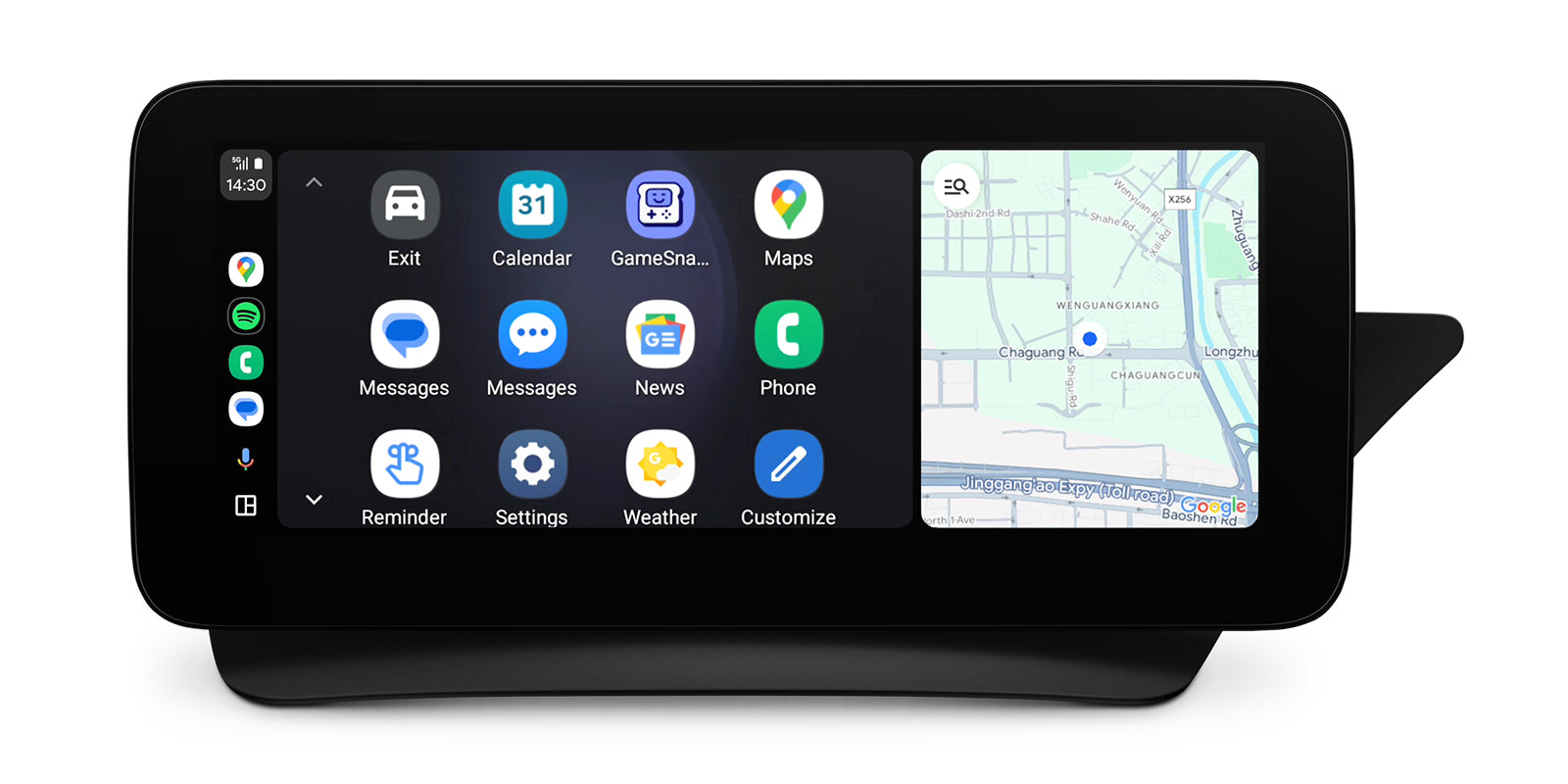 XTRONS QAMS1445M12ECR 10.25in Wireless CarPlay Android Head Unit for Mercedes E-Class