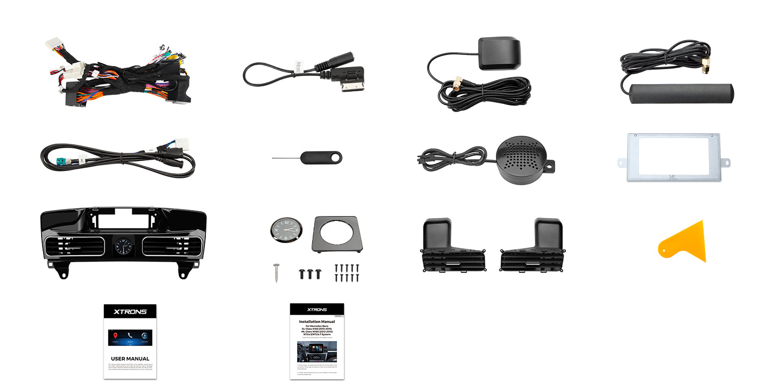 XTRONS Wireless CarPlay Android 13 Head Unit for Mercedes ML-Class GL-Class 4GB 64GB