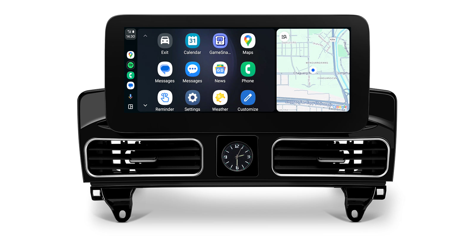 XTRONS 10.25in Wireless CarPlay Head Unit for Mercedes ML-Class GL-Class