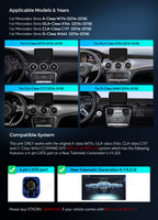 XTRONS QAMS1450 10.25in Android Car Stereo Wireless CarPlay Mercedes