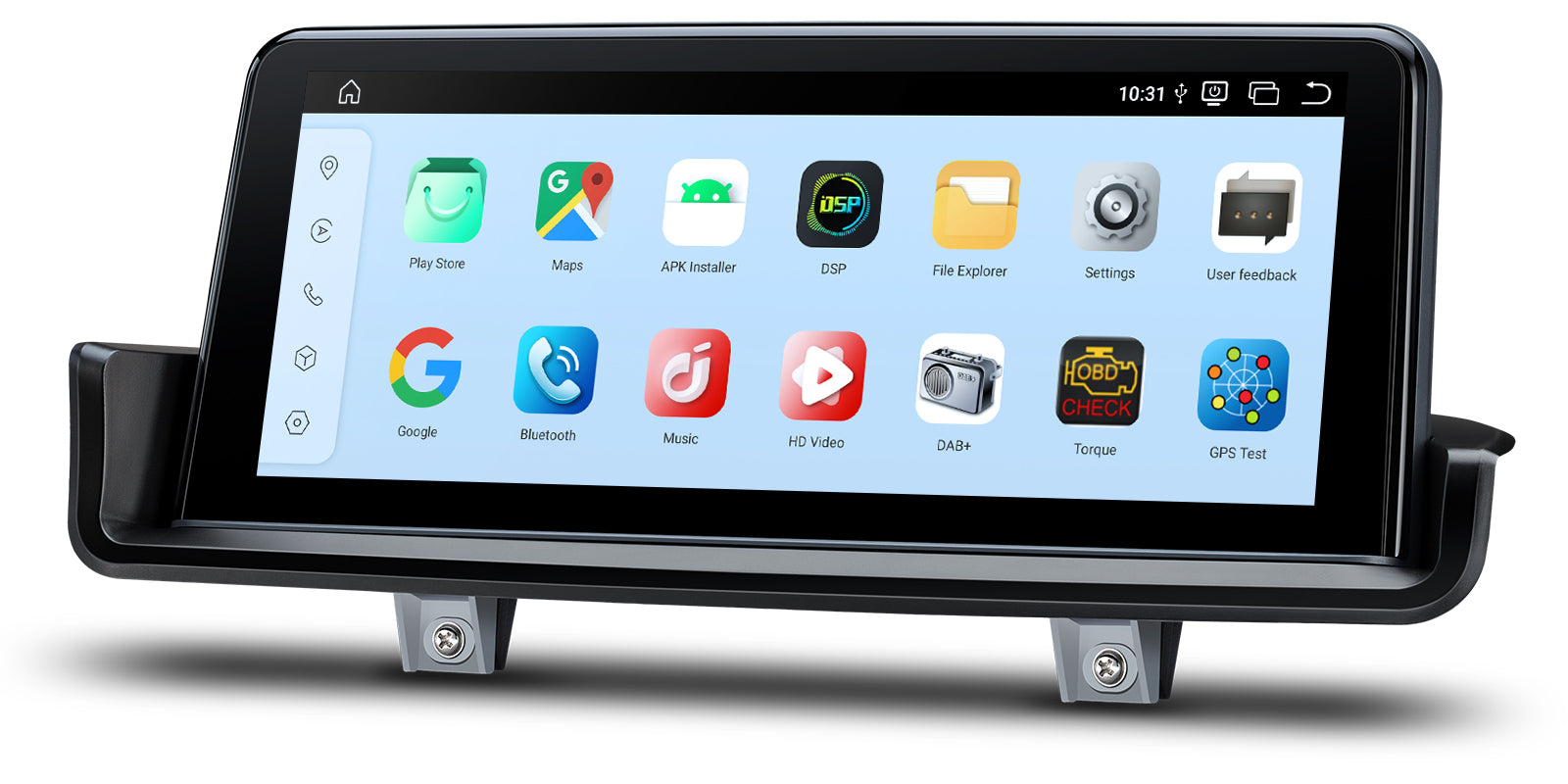 XTRONS BMW 1 Serie E81 E82 E87 E88 10.25in Android Head Unit 8GB 128GB