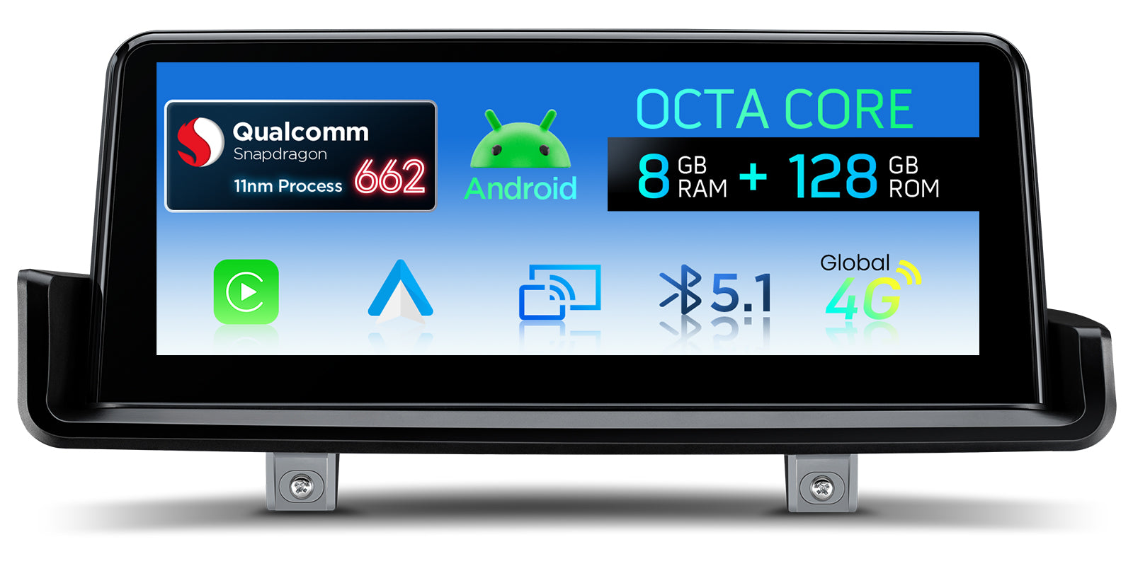 XTRONS BMW 1 Serie E81 E82 E87 E88 10.25in Android Head Unit 8GB 128GB