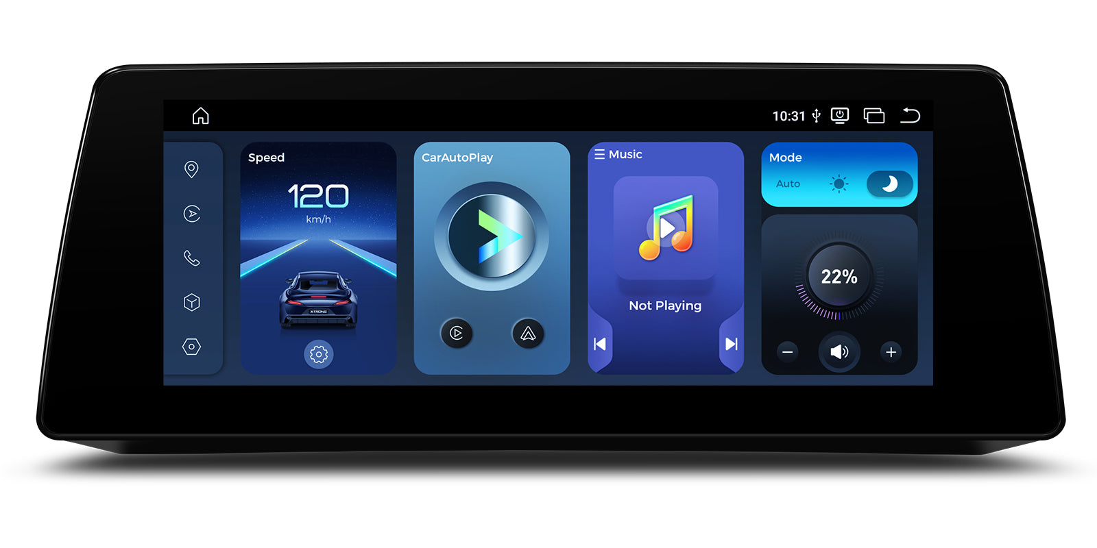 XTRONS 10.25in Fully-Laminated Android Head Unit 8GB 128GB BMW 5 Series