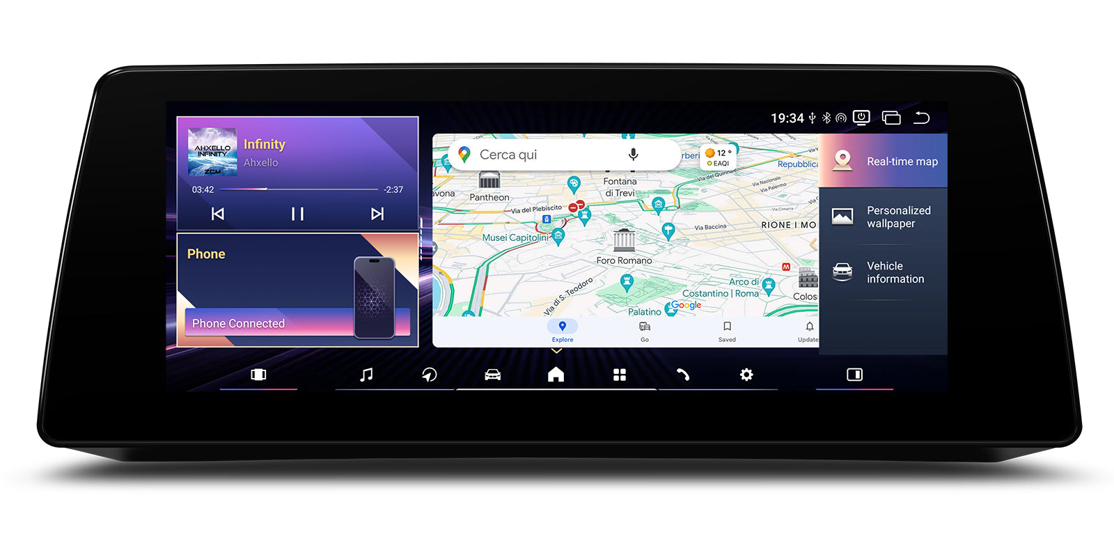 XTRONS QBBH14CCB12E60 BMW 5 Series 10.25in Android 14 Head Unit
