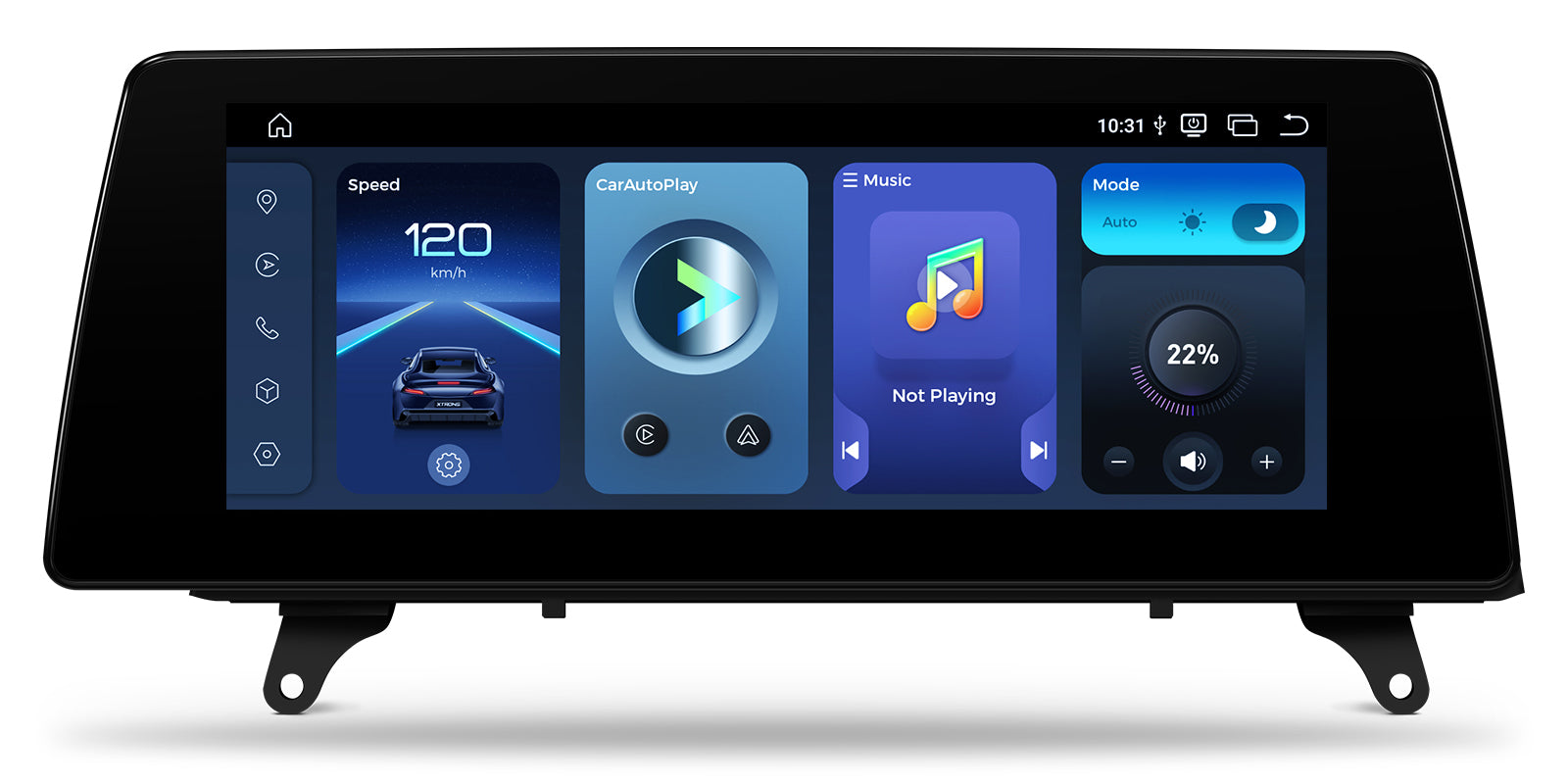BMW X5 / X6 10.25" Android Head Unit Car Stereo | Apple CarPlay & Android Auto | QBBH14CCB12X5L