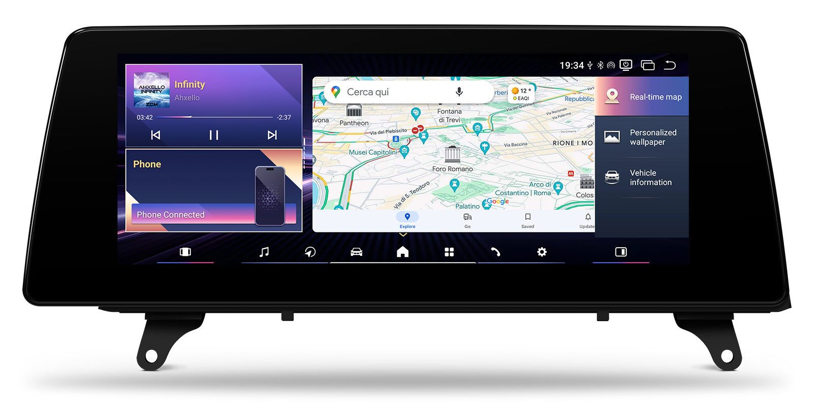 BMW X5 / X6 10.25" Android Head Unit Car Stereo | Apple CarPlay & Android Auto | QBBH14CCB12X5L