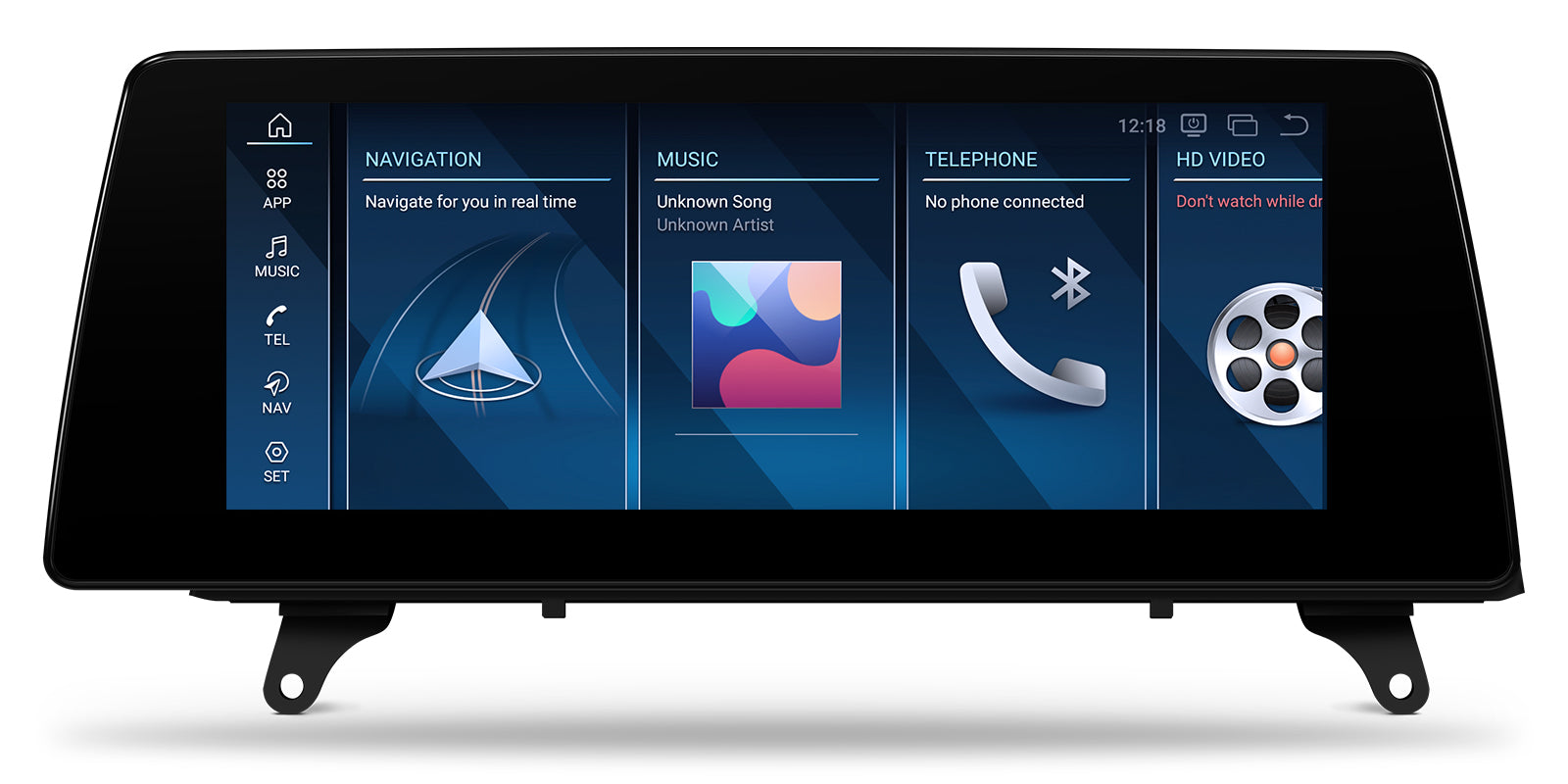 BMW X5 / X6 10.25" Android Head Unit Car Stereo | Apple CarPlay & Android Auto | QBBH14CCB12X5L