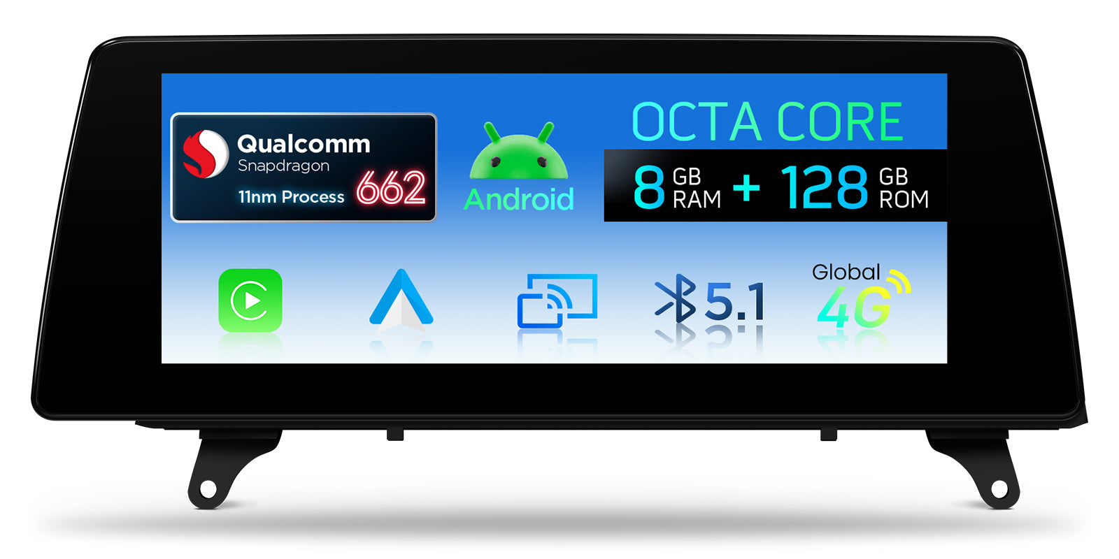 BMW X5 / X6 10.25" Android Head Unit Car Stereo | Apple CarPlay & Android Auto | QBBH14CCB12X5L