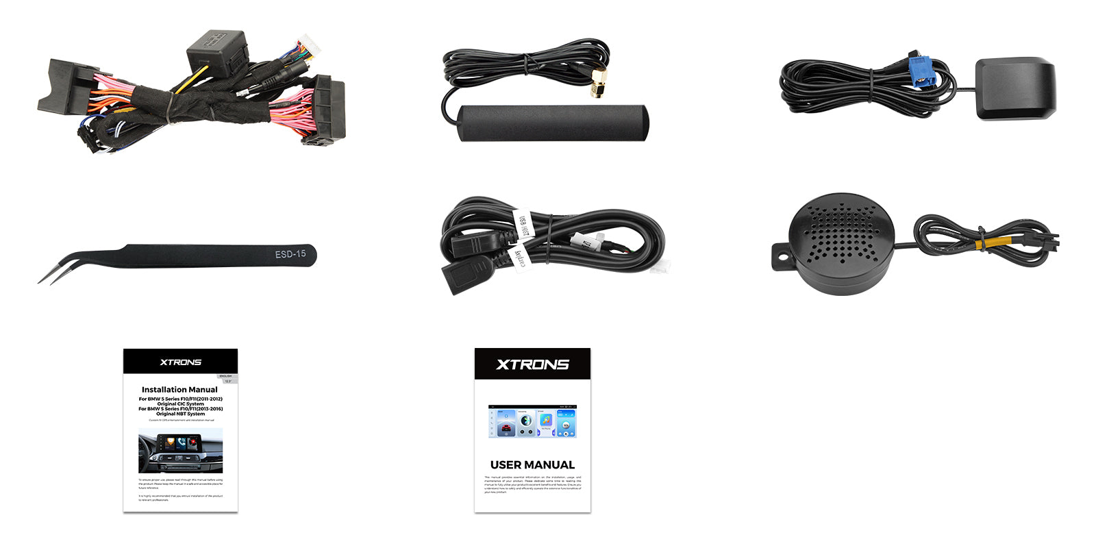 XTRONS BMW 5 Series 10.25" 2K Android 14 Head Unit QBBH14CIB12FV