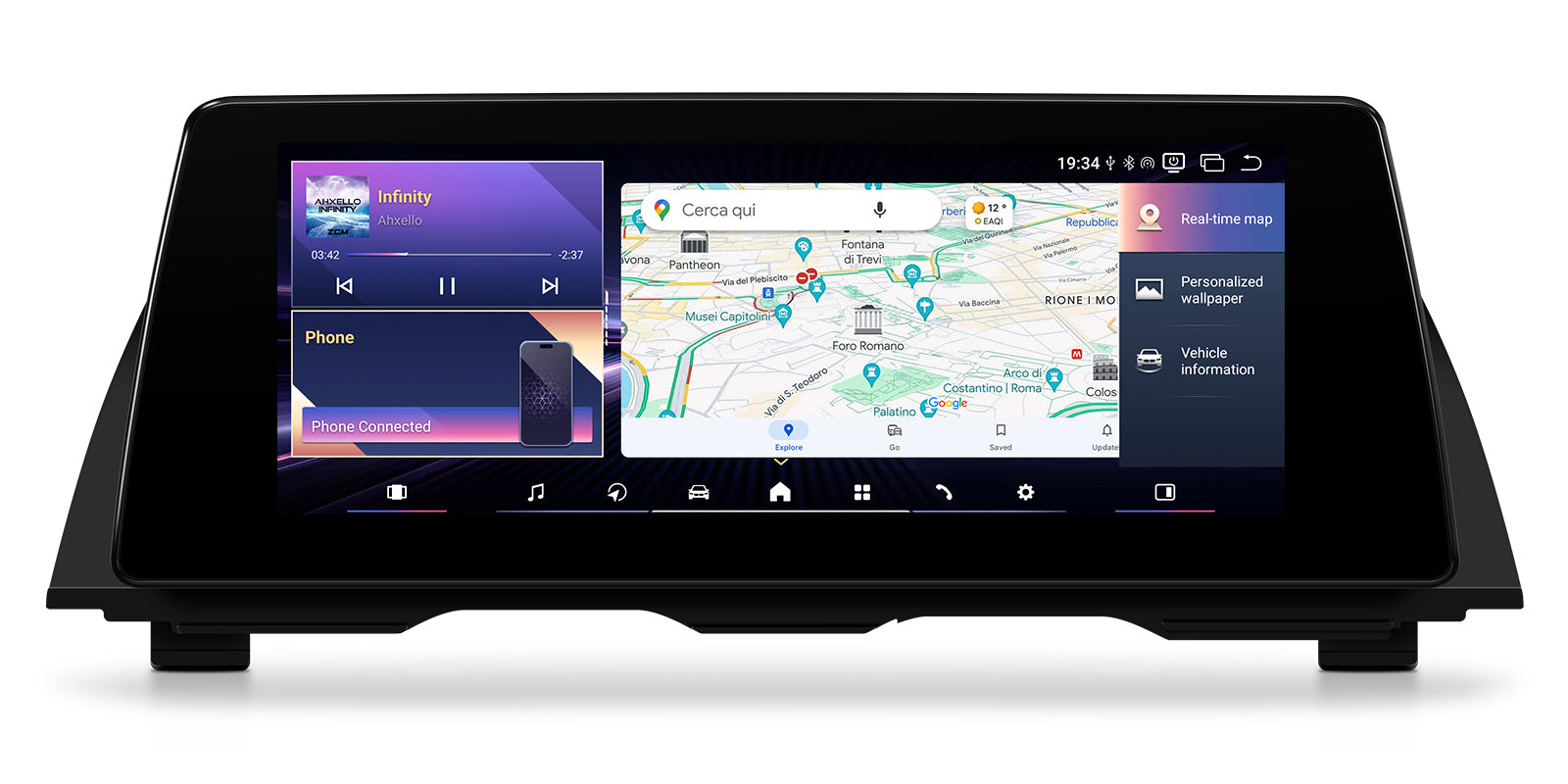 XTRONS BMW 5 Series 10.25" 2K Android 14 Head Unit QBBH14CIB12FV
