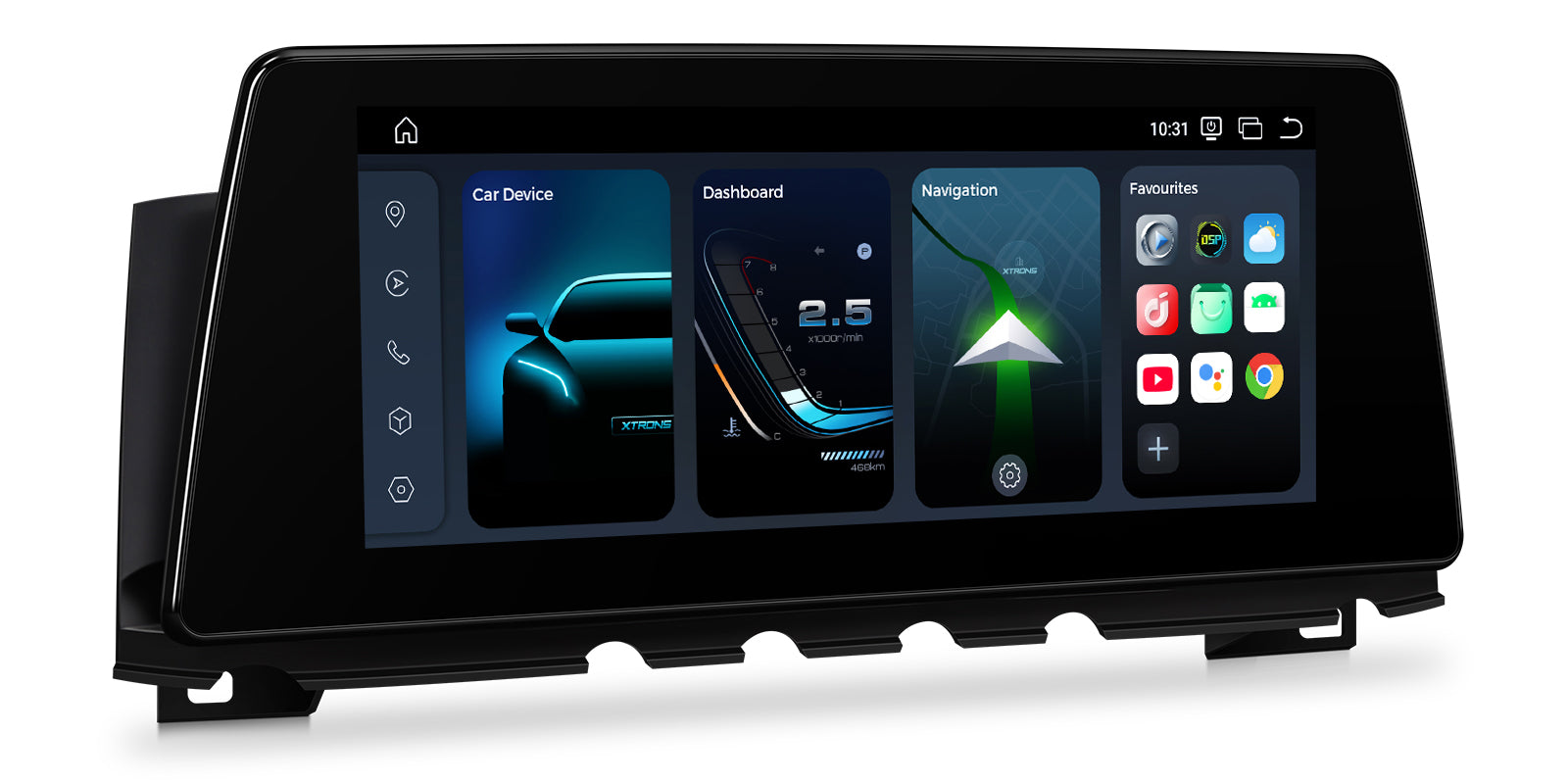 XTRONS QBBH14CIB12SV BMW 7 Series 10.25in 2K Android Head Unit Q662 8GB/128GB