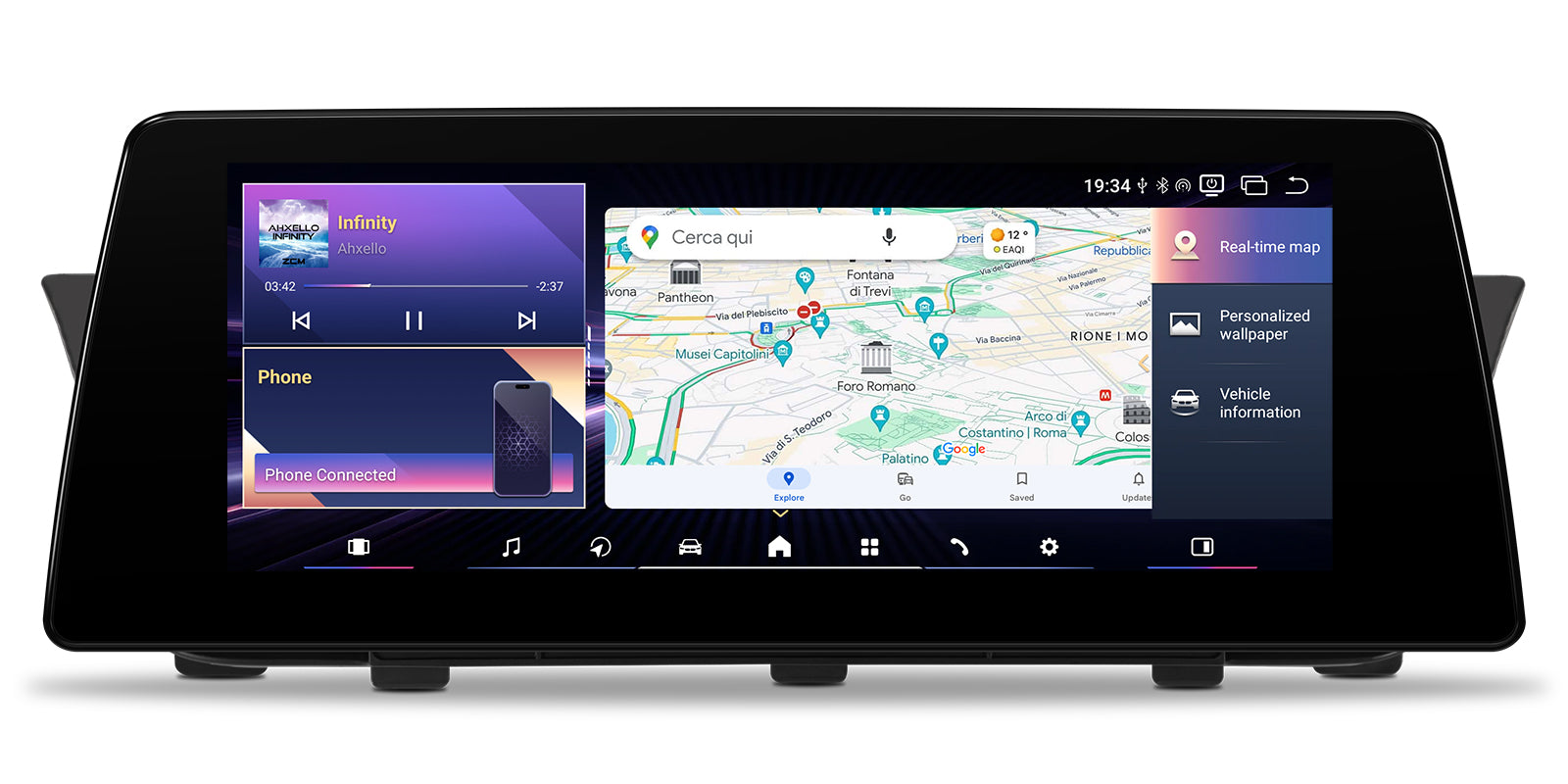 XTRONS QBBH14CIB12X1 BMW X1 E84 10.25" 2K Android Head Unit 8GB 128GB