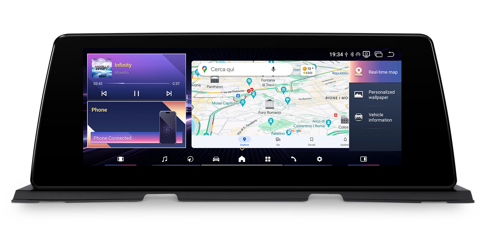 XTRONS QBBH14NB12SX BMW 6 Series 2K Widescreen Android 14 Head Unit 8GB 128GB