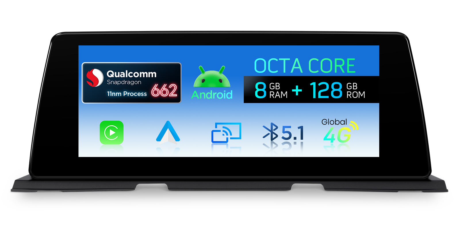 XTRONS QBBH14NB12SX BMW 6 Series 2K Widescreen Android 14 Head Unit 8GB 128GB