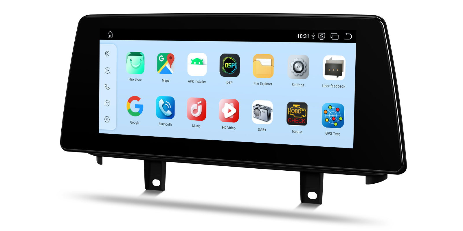 XTRONS QBBH14NB12X5N 10.25in 2K Widescreen Android 14 Head Unit for BMW X5 X6