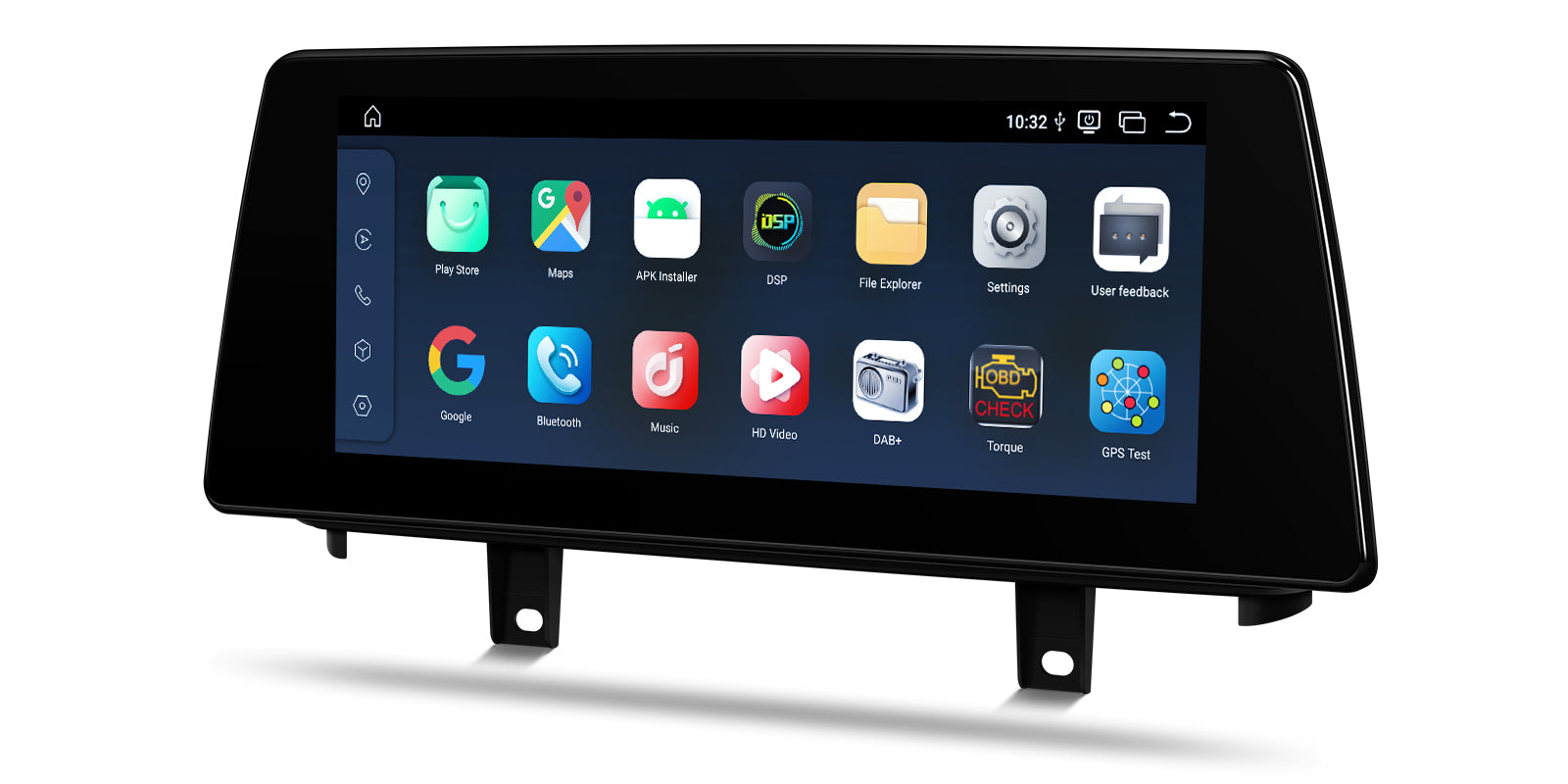 XTRONS QBBH14NB12X5N 10.25in 2K Widescreen Android 14 Head Unit for BMW X5 X6