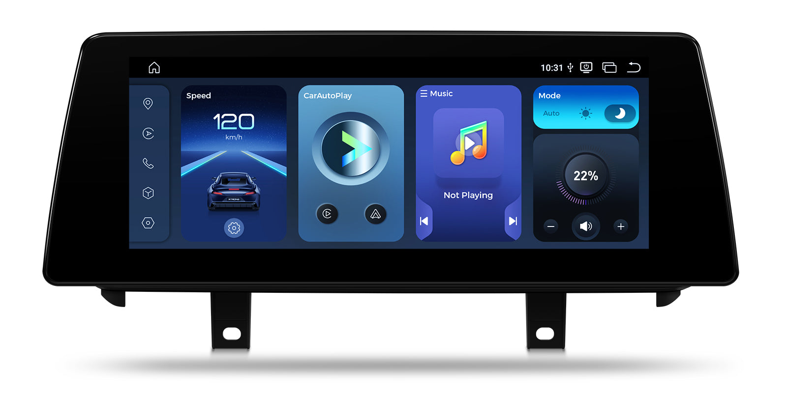 XTRONS QBBH14NB12X5N 10.25in Android 14 Head Unit BMW X5 X6