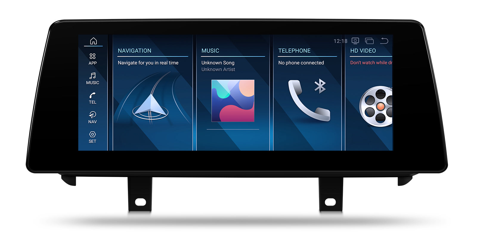 XTRONS QBBH14NB12X5N 10.25in Android 14 Head Unit BMW X5 X6