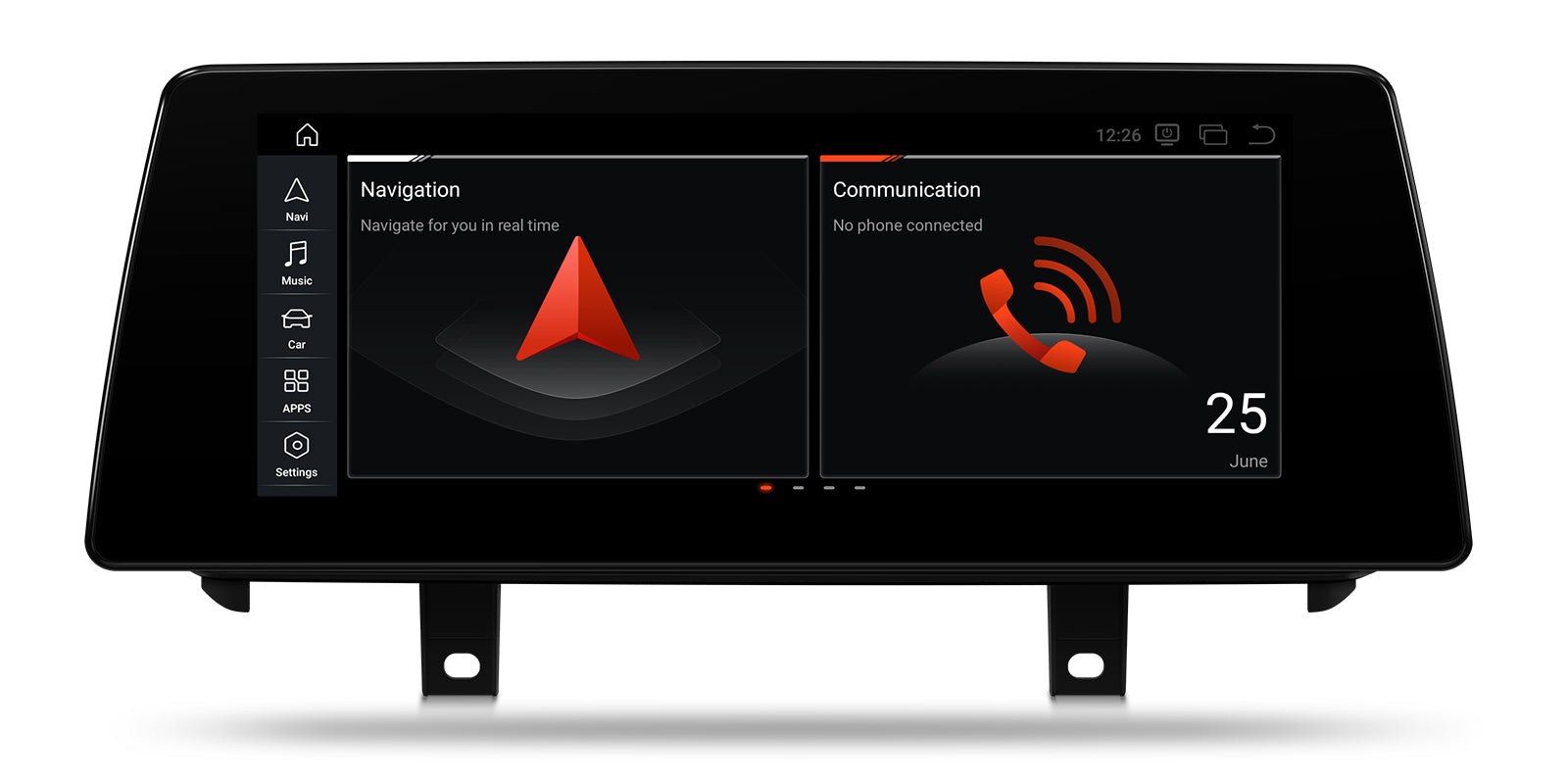 XTRONS QBBH14NB12X5N 10.25in 2K Widescreen Android 14 Head Unit for BMW X5 X6