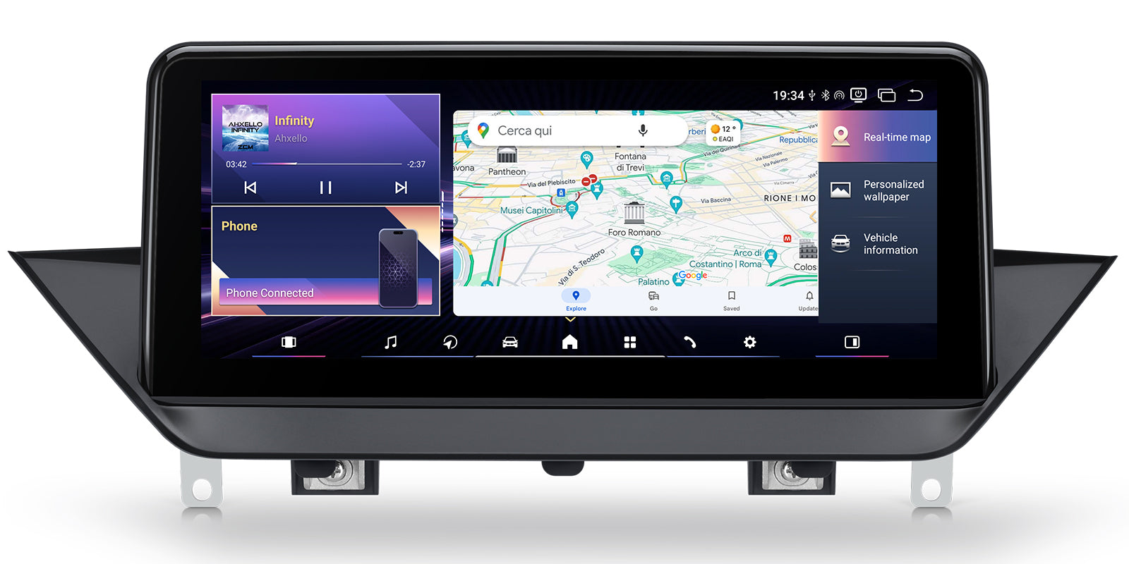 XTRONS BMW X1 E84 10.25in Android Head Unit Car Stereo QBBH14X1UN