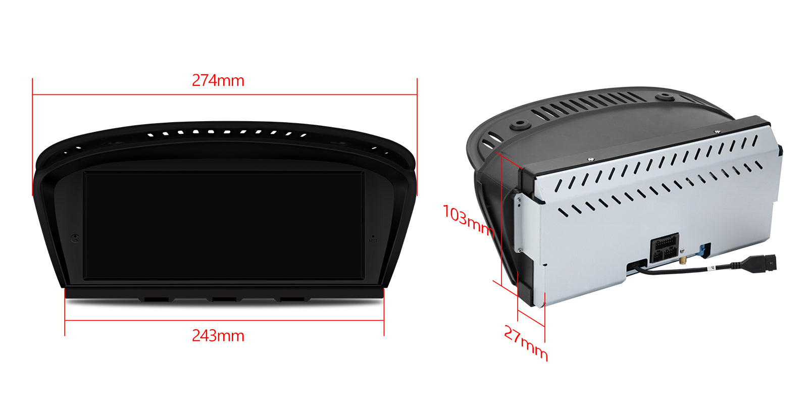 XTRONS QBBH8460CC 8.8in Android 14 Head Unit for BMW 3 5 Series