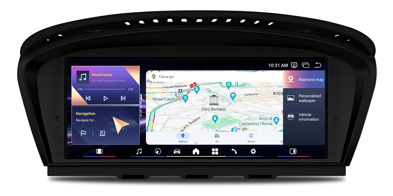 XTRONS QBBH8460CI 8.8in Android 14 Head Unit BMW 3 5 Series